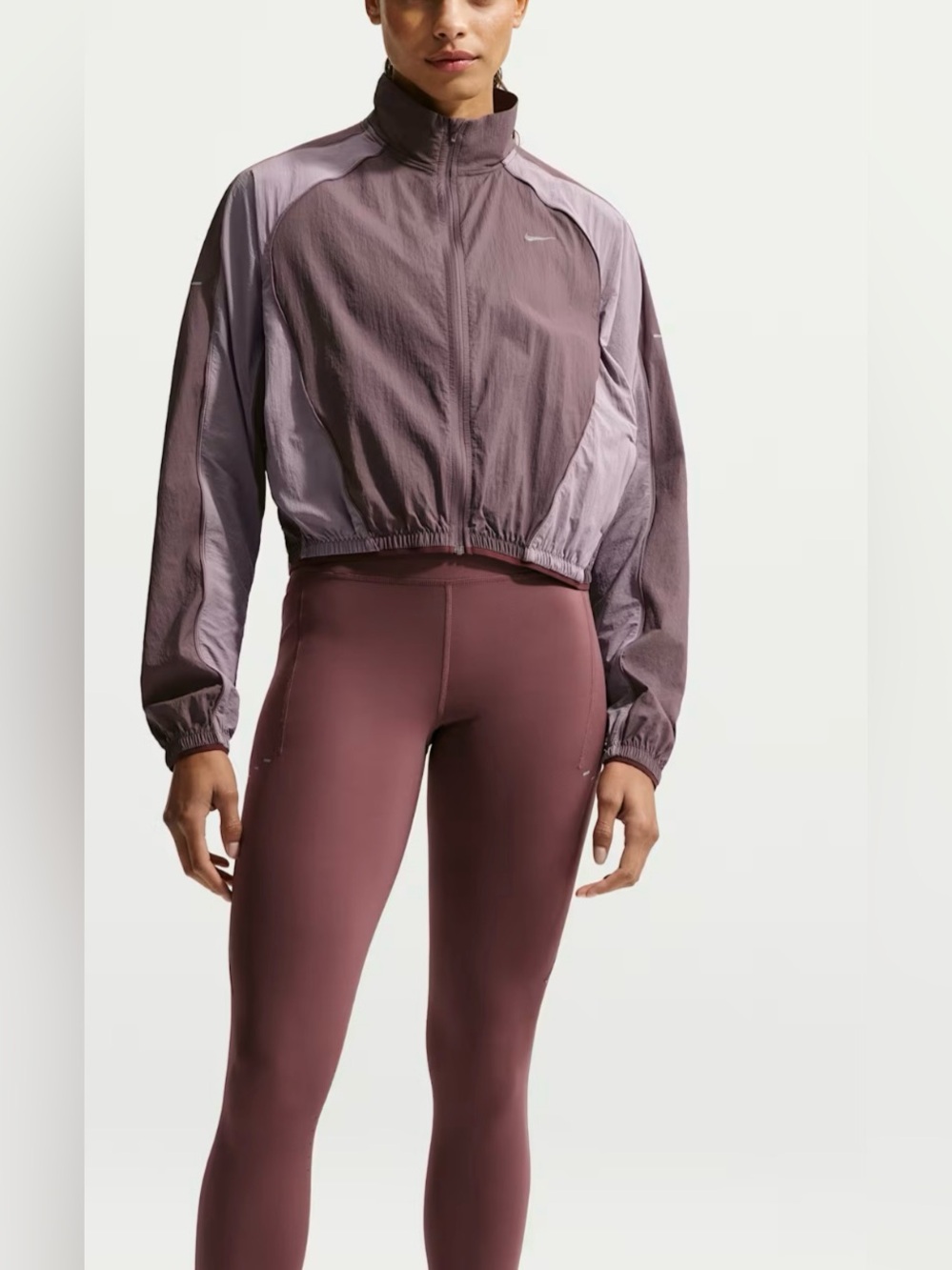 NEW $130 NIKE Swift Repel UV Protection Cropped Running Jacket in XS